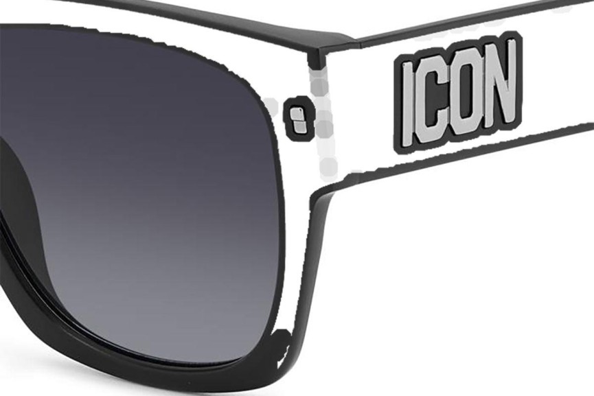 Zonnebril Dsquared2 ICON0004/S P5I/9O Vierkant Zwart