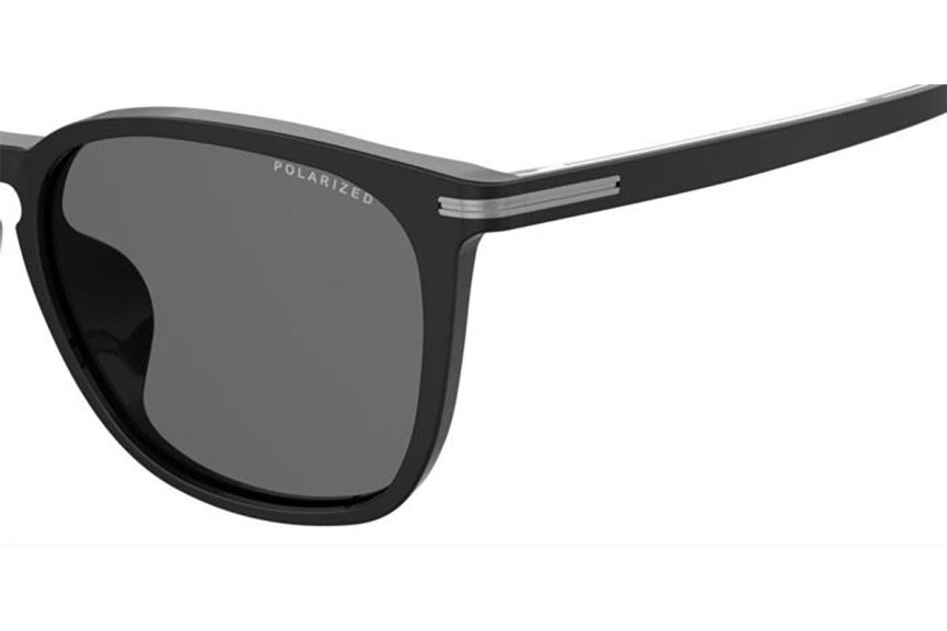 Zonnebril BOSS BOSS1668/F/SK 807/M9 Polarized Rechthoekige Zwart