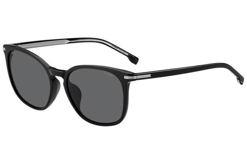 Zonnebril BOSS BOSS1668/F/SK 807/M9 Polarized Rechthoekige Zwart