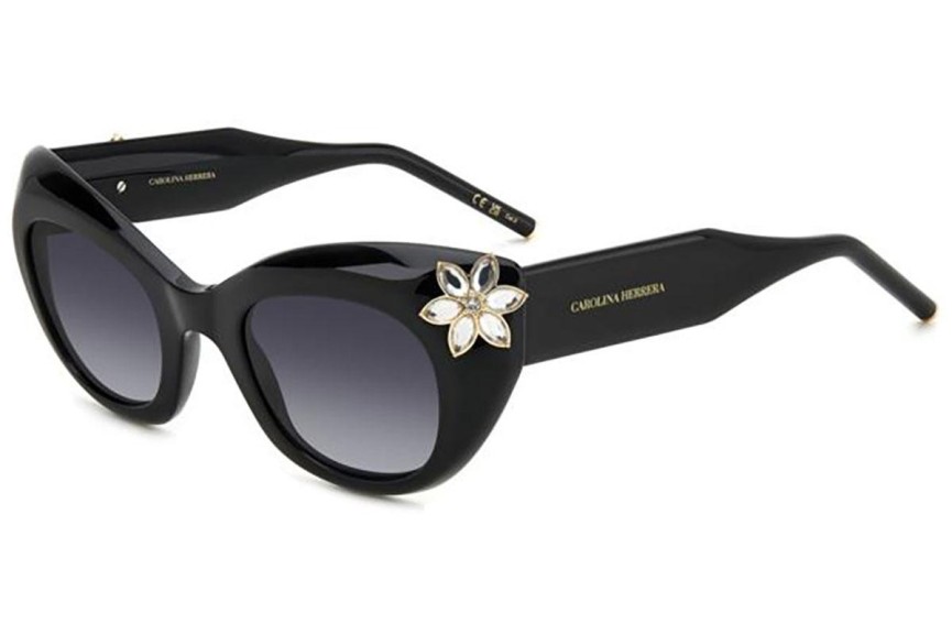 Zonnebril Carolina Herrera HER0215/S 807/9O Cat Eye Zwart