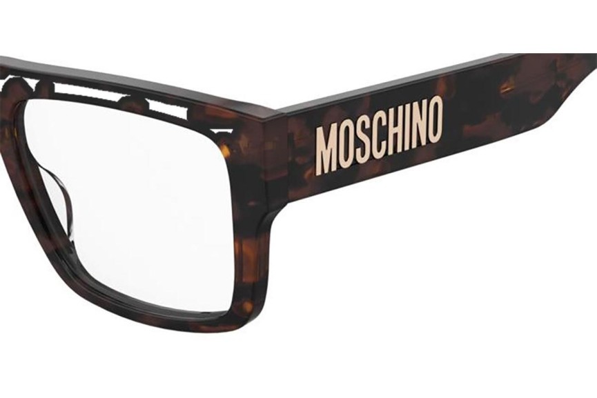 Brillen Moschino MOS637 086 Flat Top Havana