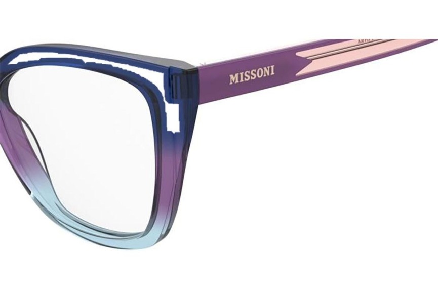 Brillen Missoni MIS0184 A28 Rechthoekige Blauw