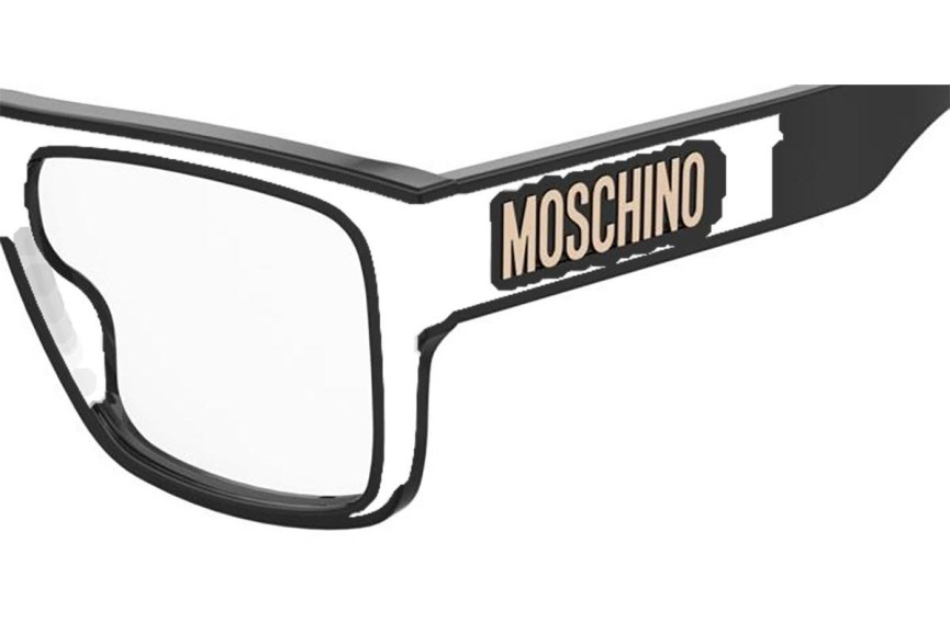 Brillen Moschino MOS637 807 Flat Top Zwart