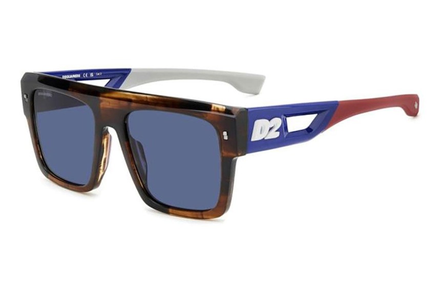 Zonnebril Dsquared2 D20127/S EX4/KU Flat Top Bruin