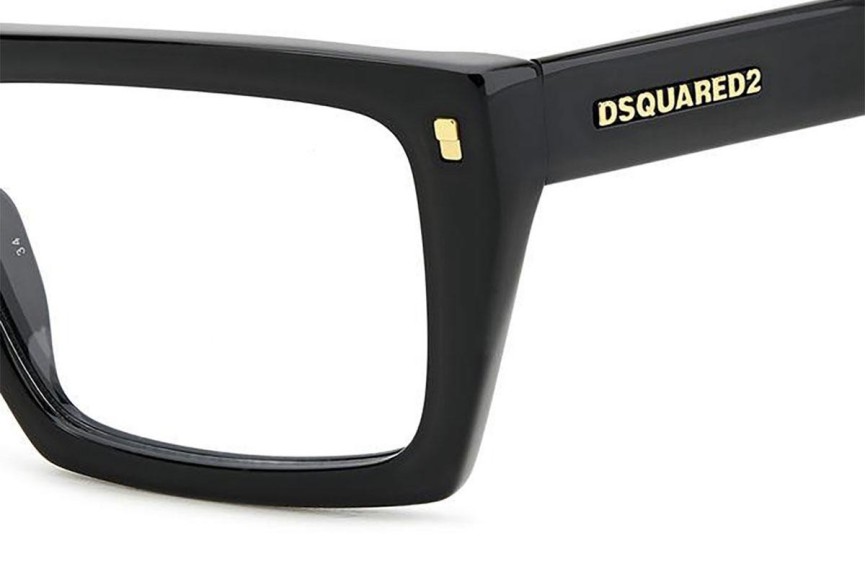 Brillen Dsquared2 D20130 807 Flat Top Zwart