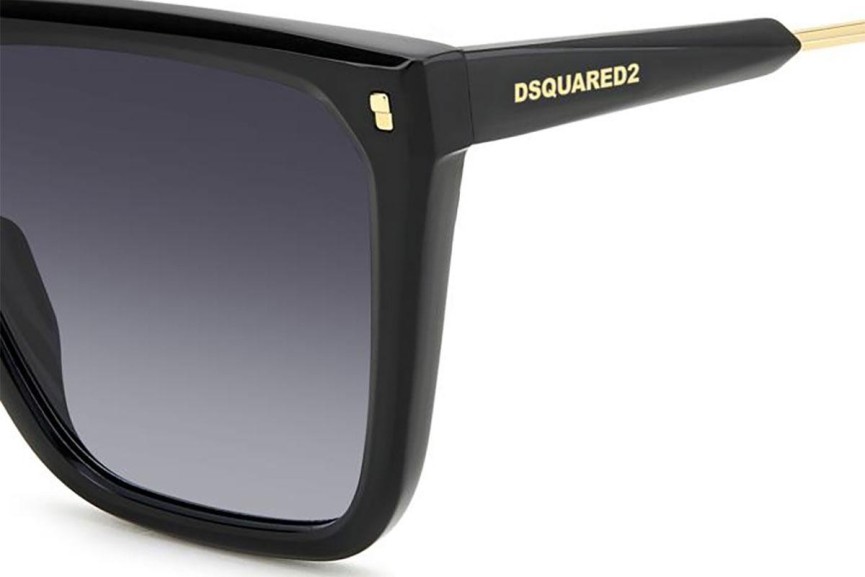 Zonnebril Dsquared2 D20135/S 807/9O Vierkant Zwart