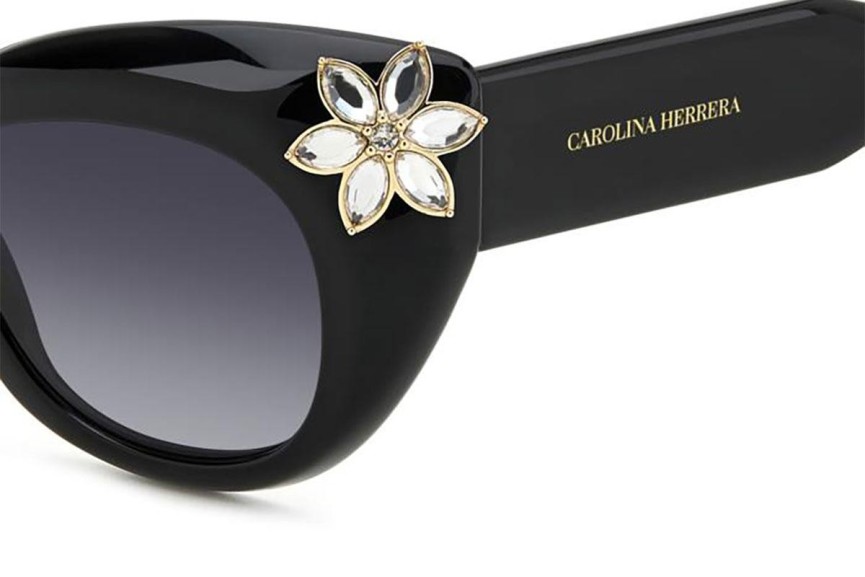 Zonnebril Carolina Herrera HER0215/S 807/9O Cat Eye Zwart