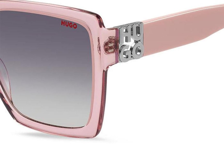 Zonnebril HUGO HG1285/S 35J/9O Vierkant Roze