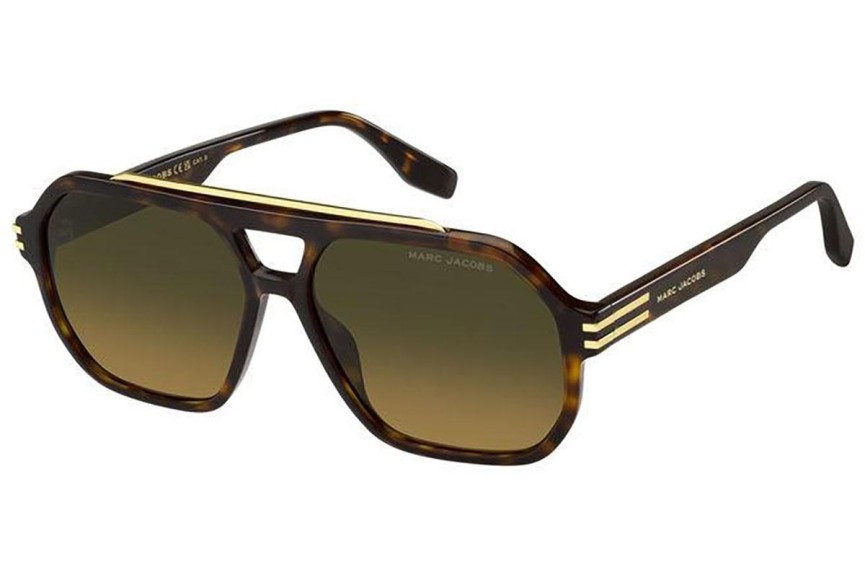 Zonnebril Marc Jacobs MARC753/S 086/SE Vierkant Havana