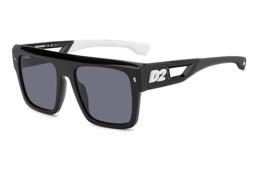 Zonnebril Dsquared2 D20127/S 80S/IR Flat Top Zwart