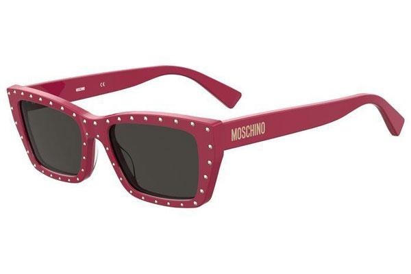 Zonnebril Moschino MOS092/S C9A/IR Rechthoekige Rood