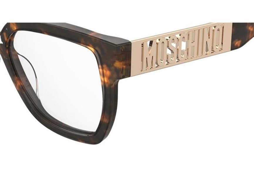 Brillen Moschino MOS633 086 Rechthoekige Havana