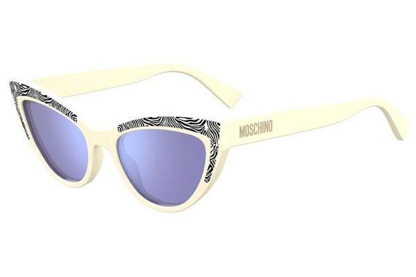 Zonnebril Moschino MOS094/S SZJ/35 Cat Eye Wit