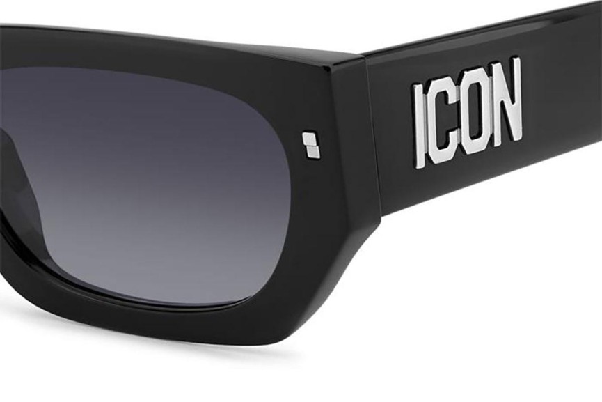 Zonnebril Dsquared2 ICON0017/S 807/9O Rechthoekige Zwart