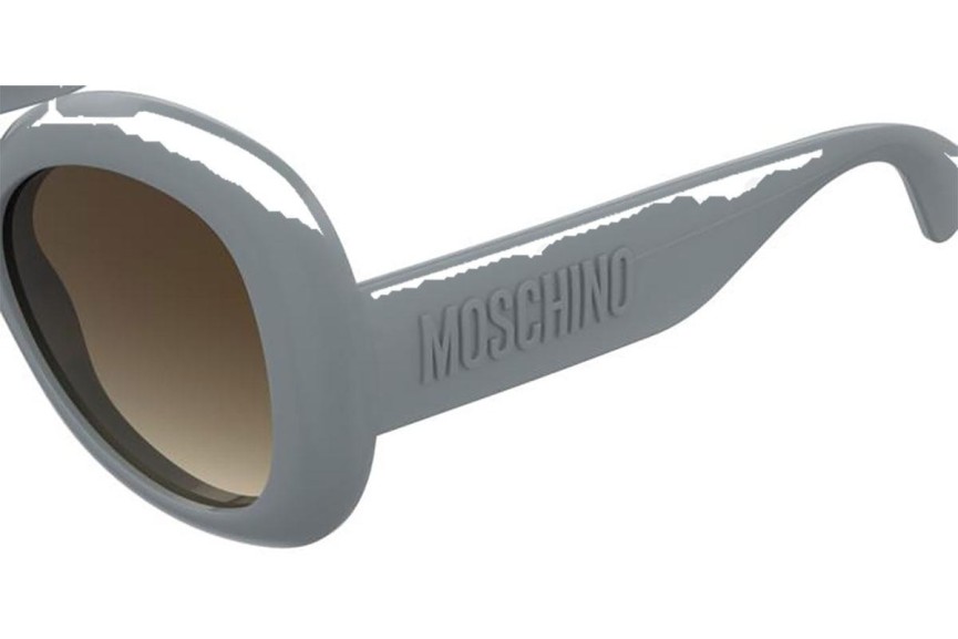 Zonnebril Moschino MOS162/S MVU/HA Rechthoekige Blauw