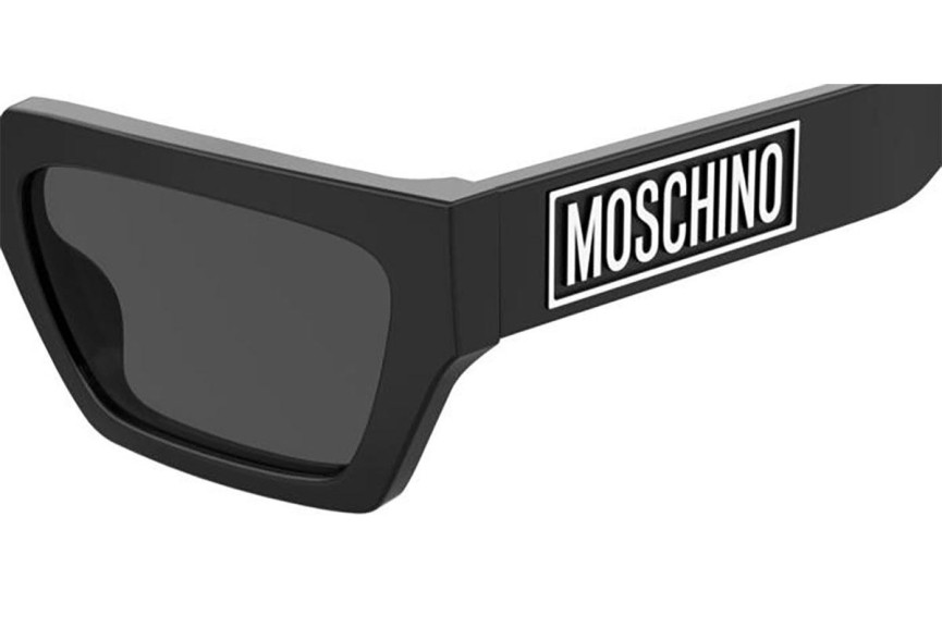 Zonnebril Moschino MOS166/S 807/IR Rechthoekige Zwart