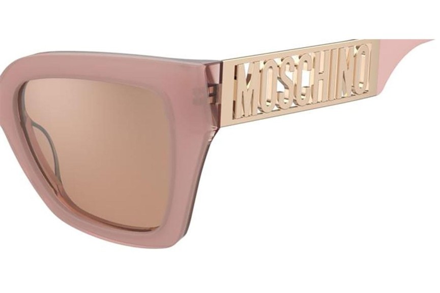 Zonnebril Moschino MOS161/S 35J/2S Rechthoekige Roze