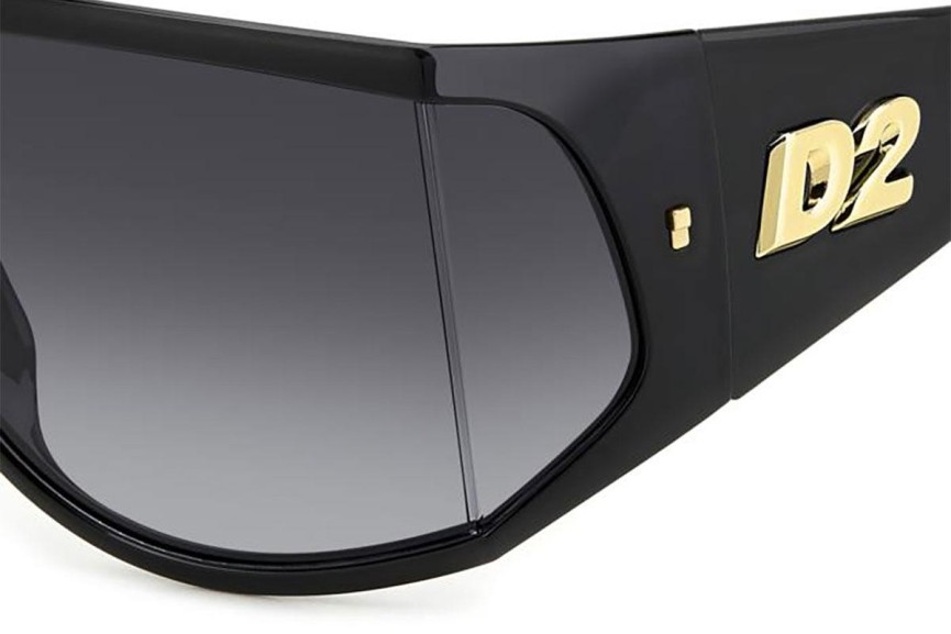 Zonnebril Dsquared2 D20124/S 2M2/9O Flat Top Zwart