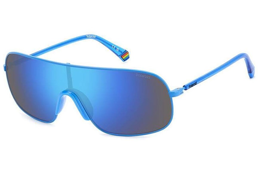 Zonnebril Polaroid PLD6222/S MVU/5X Polarized Panorama | Shield Blauw