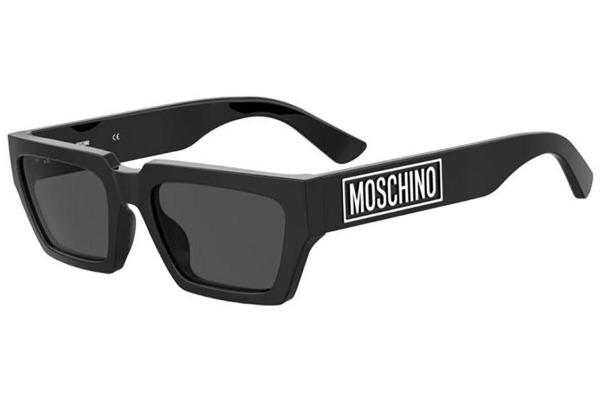 Zonnebril Moschino MOS166/S 807/IR Rechthoekige Zwart