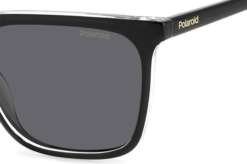 Zonnebril Polaroid PLD4163/S 7C5/M9 Polarized Pilot Zwart