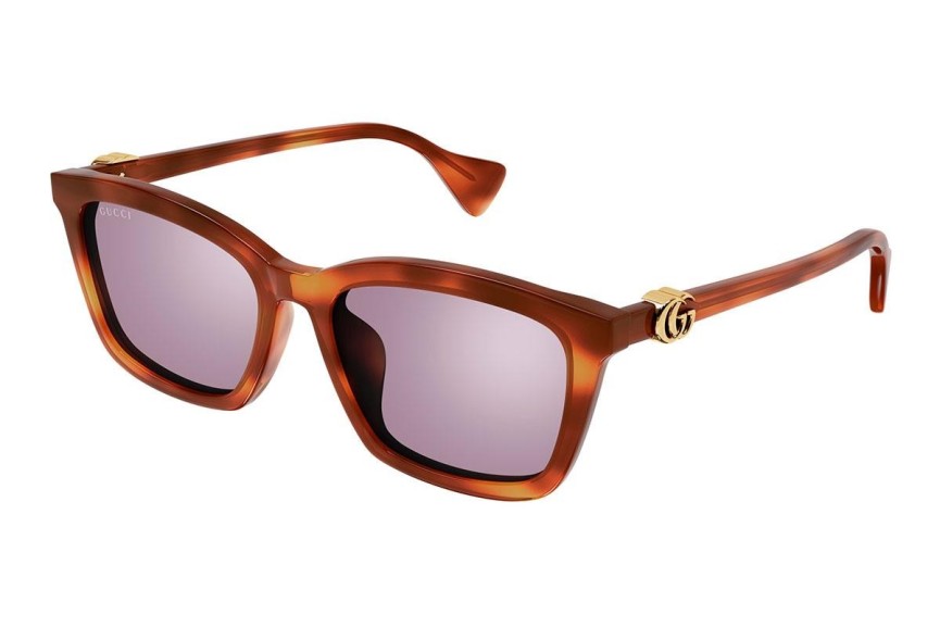 Zonnebril Gucci GG1596SK 004 Rechthoekige Havana