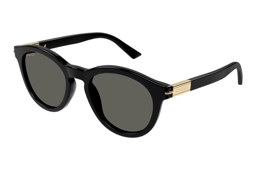 Zonnebril Gucci GG1501S 001 Ronde Zwart