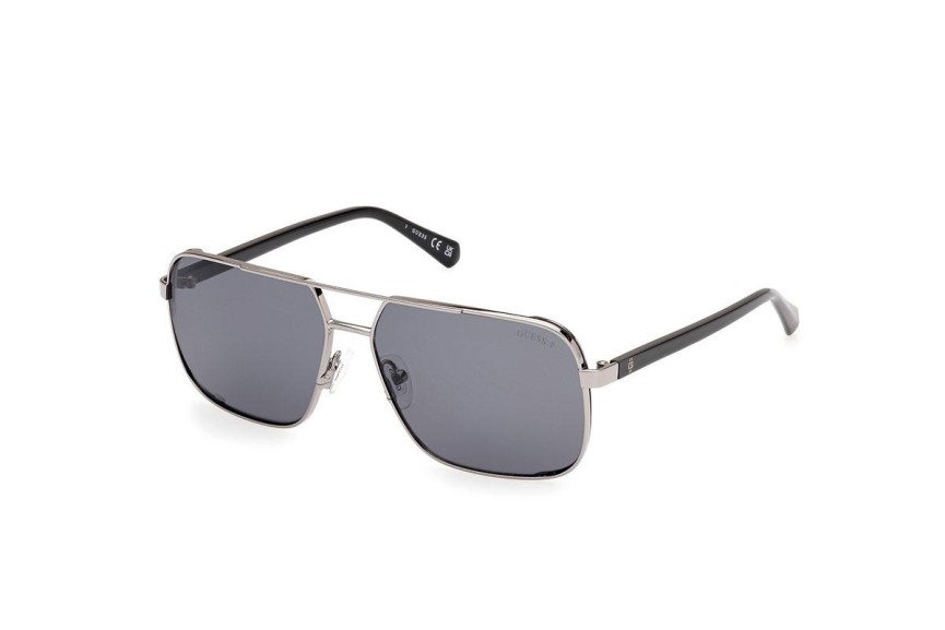 Zonnebril Guess GU00119 08D Polarized Vierkant Grijs