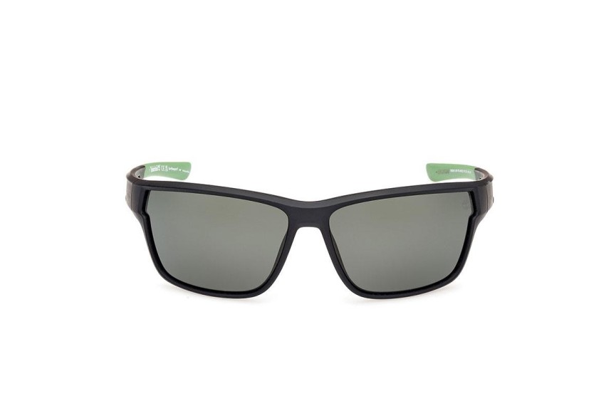 Zonnebril Timberland TB00001 02R Polarized Rechthoekige Zwart