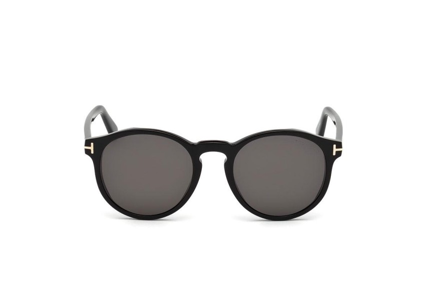 Zonnebril Tom Ford Ian FT0591 01A Ronde Zwart