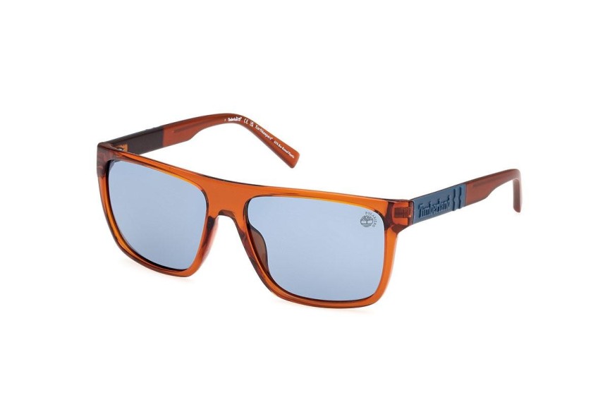 Zonnebril Timberland TB00005 47D Polarized Vierkant Bruin