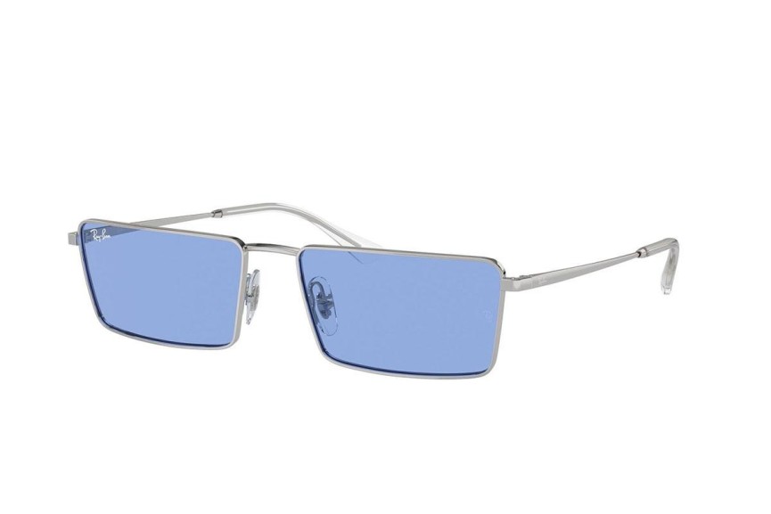 Zonnebril Ray-Ban RB3741 003/80 Rechthoekige Zilver