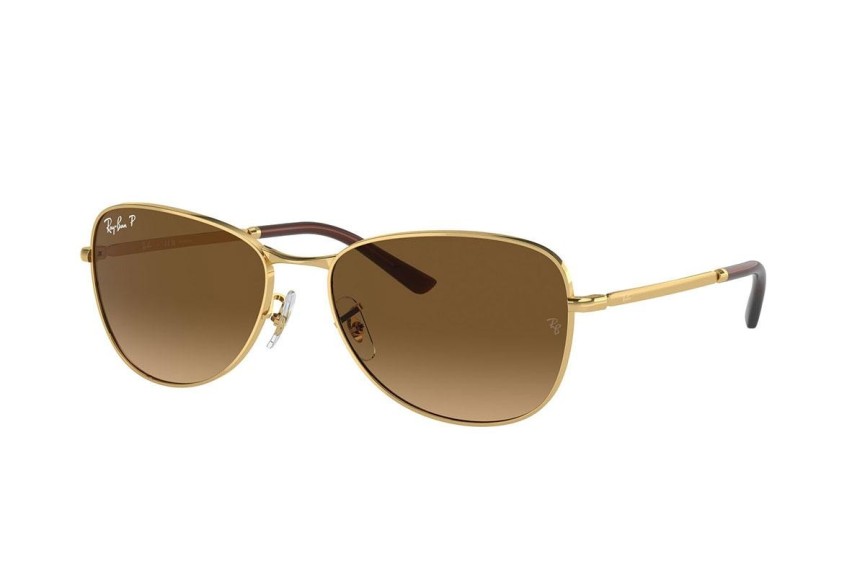 Zonnebril Ray-Ban RB3733 001/M2 Polarized Pilot Goud