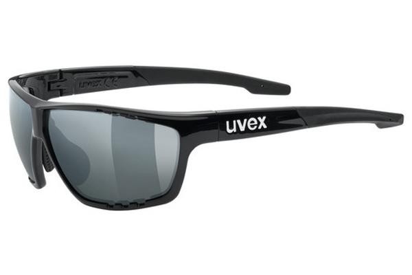 Zonnebril uvex sportstyle 706 Black S3 Rechthoekige Zwart