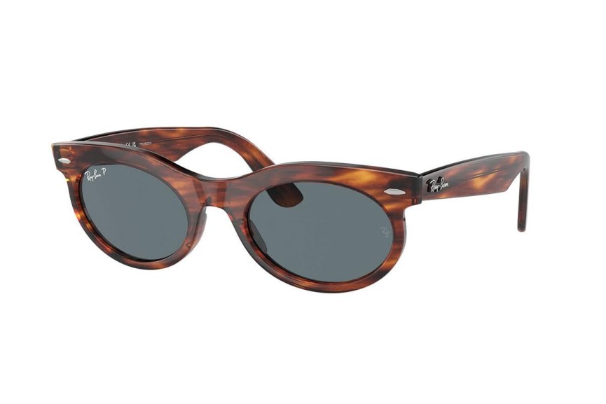 Zonnebril Ray-Ban RB2242 954/3R Polarized Browline Havana