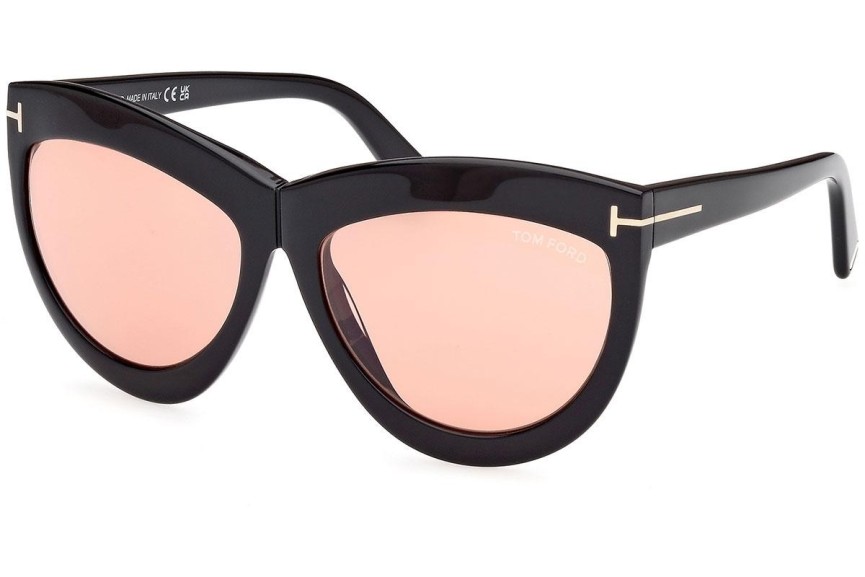 Zonnebril Tom Ford FT1112 01E Cat Eye Zwart