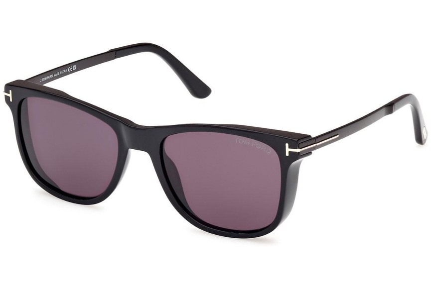 Zonnebril Tom Ford FT1104 01A Vierkant Zwart