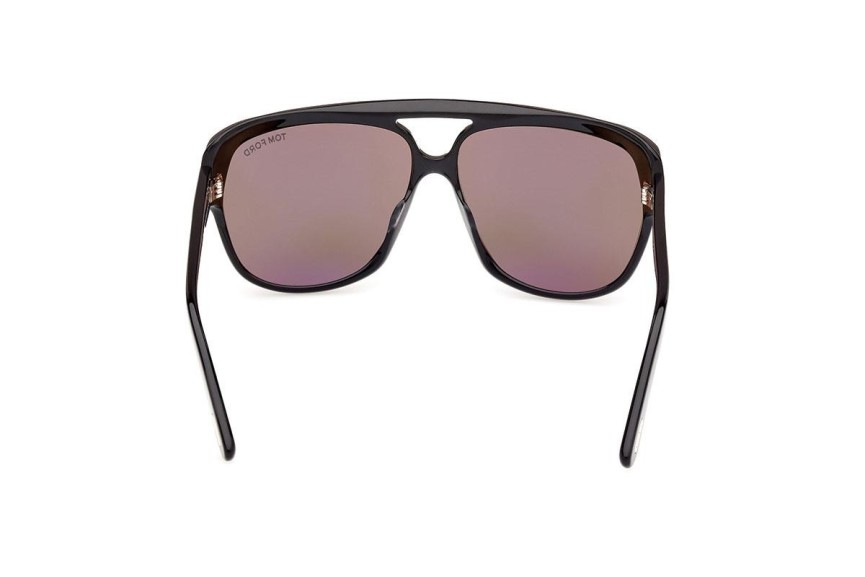 Zonnebril Tom Ford FT1103 01L Vierkant Zwart