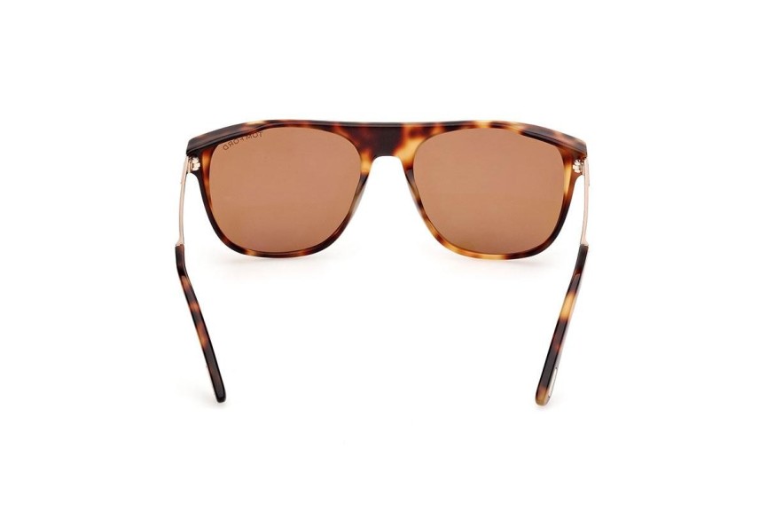 Zonnebril Tom Ford FT1105 55E Vierkant Havana