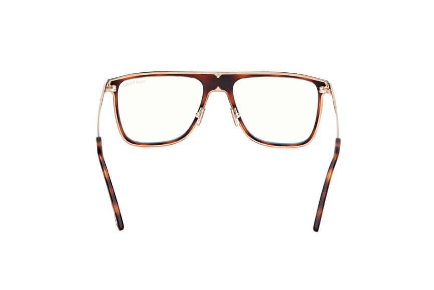 Brillen Tom Ford FT5944-B 056 Flat Top Havana