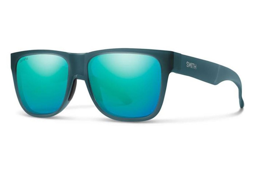 Zonnebril Smith LOWDOWN2/S FJM/QG Polarized Rechthoekige Blauw