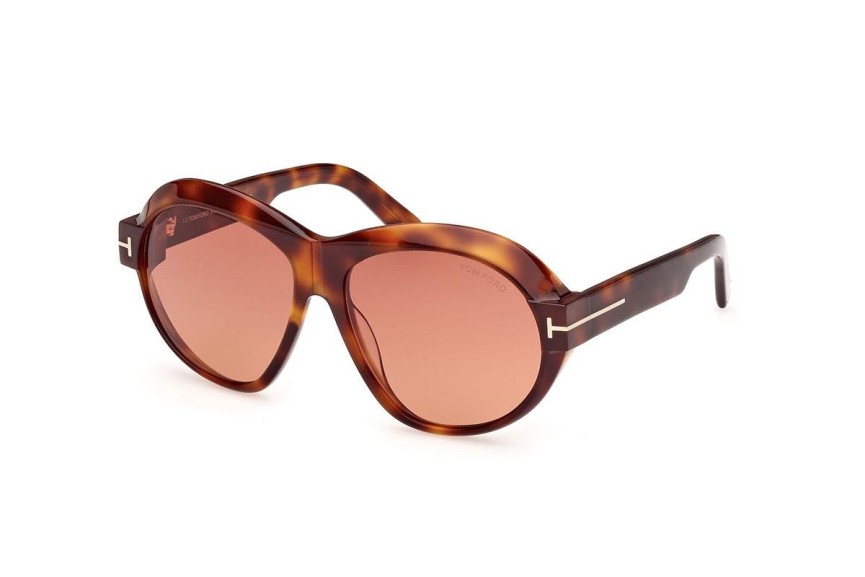 Zonnebril Tom Ford FT1113 53T Ronde Havana