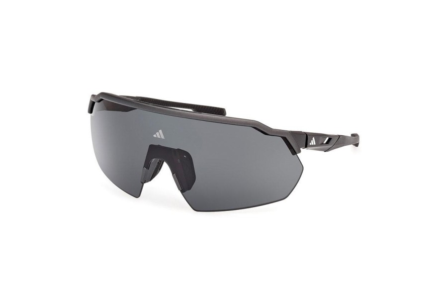 Zonnebril Adidas Sport SP0093 02D Polarized Panorama | Shield Zwart