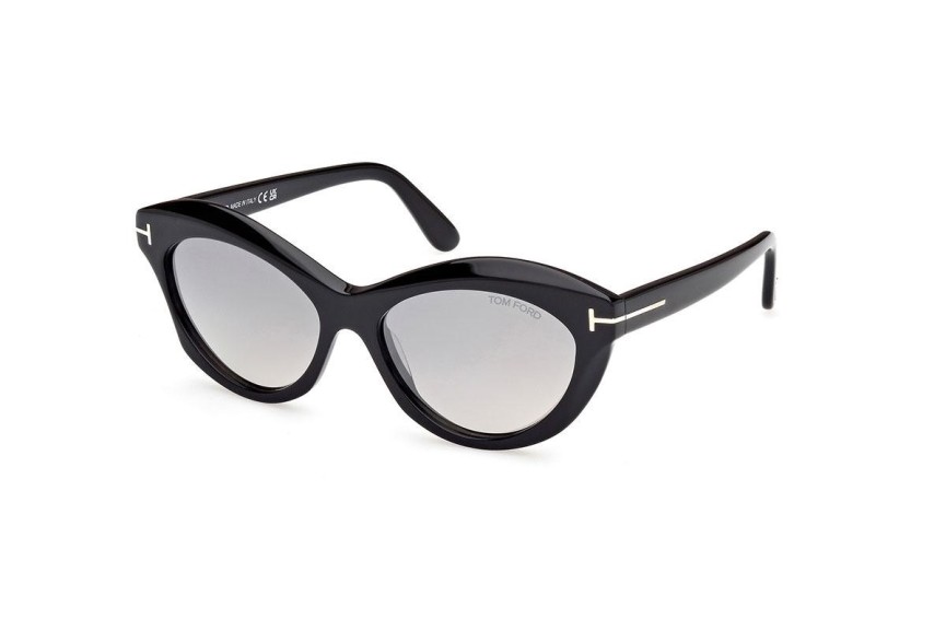 Zonnebril Tom Ford FT1111 01C Ovaal Zwart