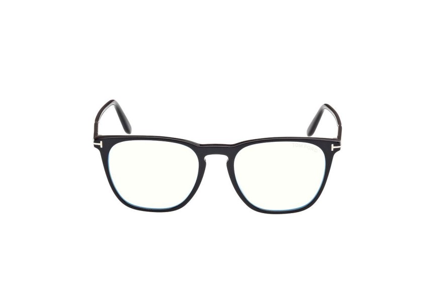 Brillen Tom Ford FT5937-B 001 Rechthoekige Zwart