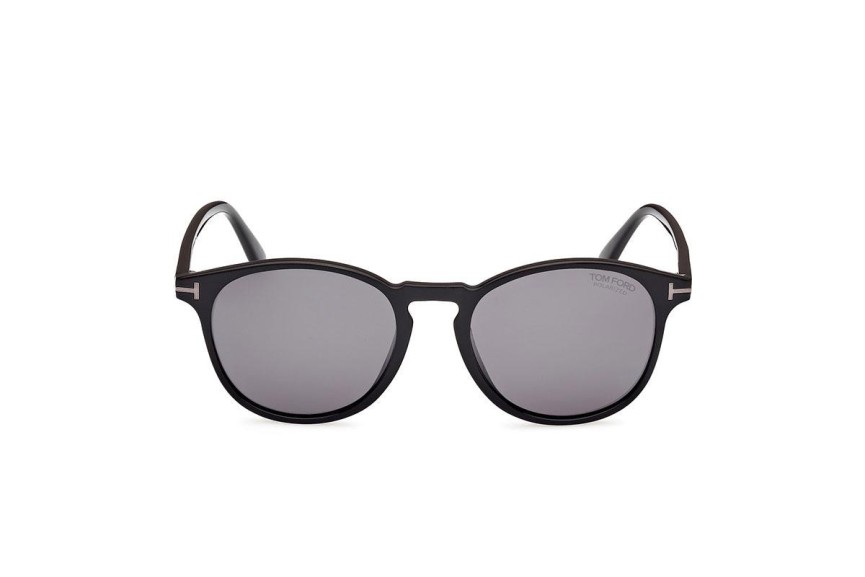 Zonnebril Tom Ford FT1097-N 01D Polarized Ronde Zwart