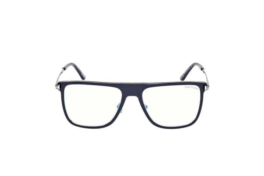 Brillen Tom Ford FT5944-B 092 Flat Top Blauw