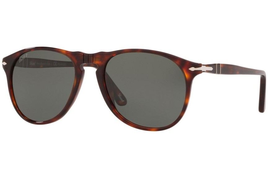 Zonnebril Persol PO9649S 24/58 Polarized Pilot Havana