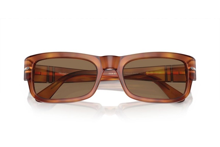 Zonnebril Persol PO3326S 96/GI Rechthoekige Bruin