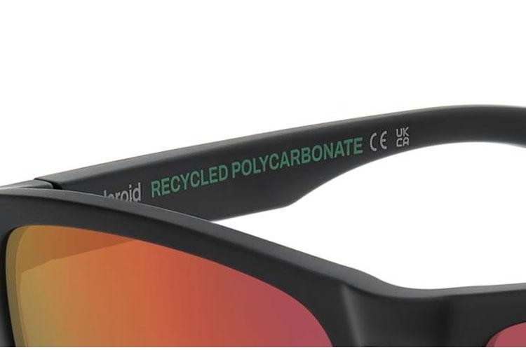 Zonnebril Polaroid PLD2161/S OIT/OZ Polarized Rechthoekige Zwart